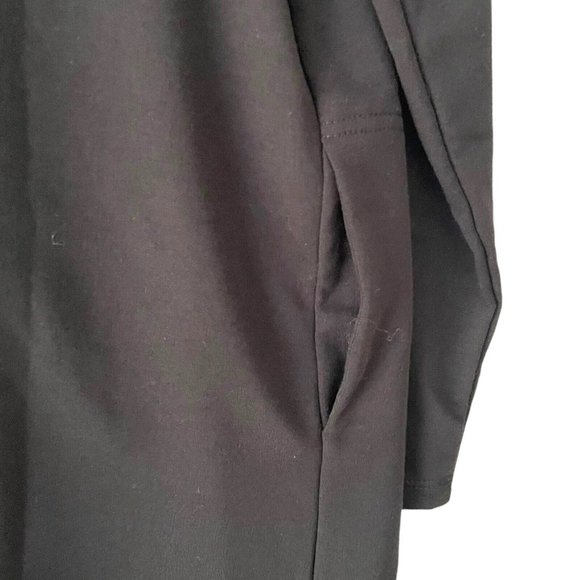 Calvin Klein Black Stretch Top Coat PXL Work Wear - Picture 6 of 7